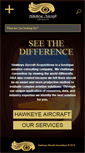 Mobile Screenshot of hawkeye-aircraft.com